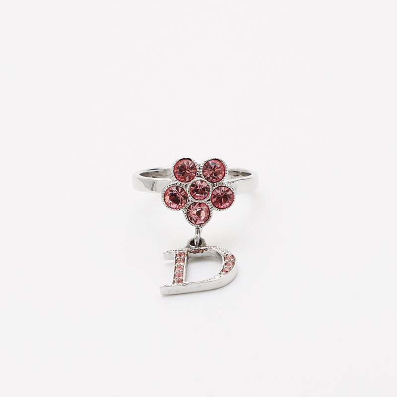 クリスチャンディオール Christian Dior リング?指輪 ヴィンテージ ラインストーン 9號(hào) シルバー