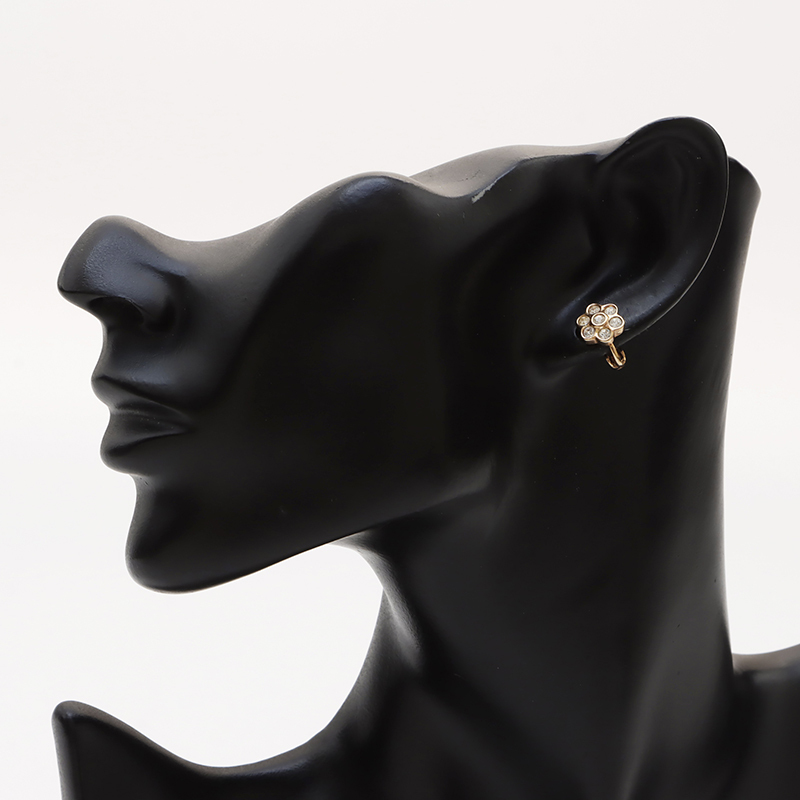  Christian Dior Christian Dior серьги Vintage стразы Gold 