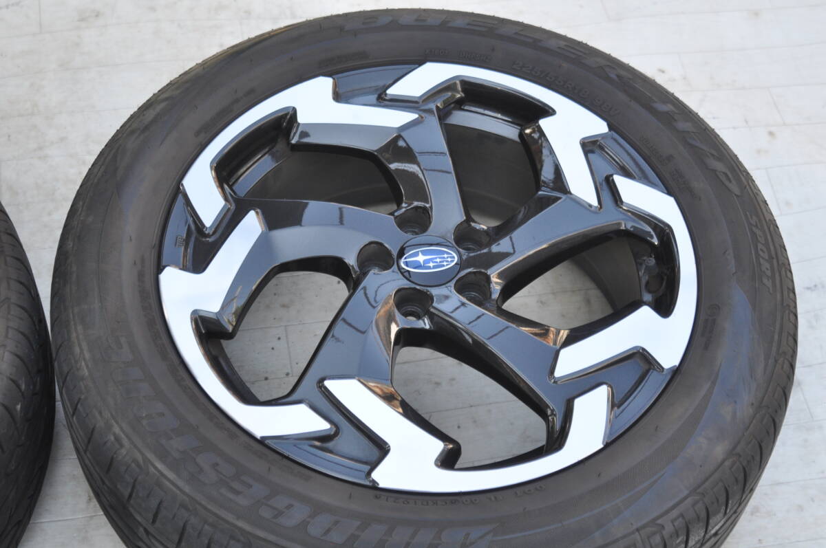 スバル XV純正 ENKEI製 18インチ 7J+55 100-5H ブリヂストン