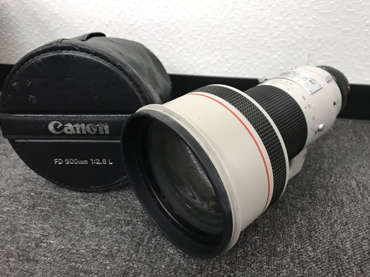 1円スタート Canon LENS FD 300mm 1:2.8 L キャノン 望遠ズームレンズ 一眼レフ カメラ レンズ