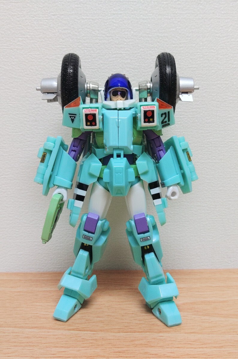 CM's ライディングスーツフィギュアセット　パープル　 BRAVE合金13 ライドアーマー モスピーダ21