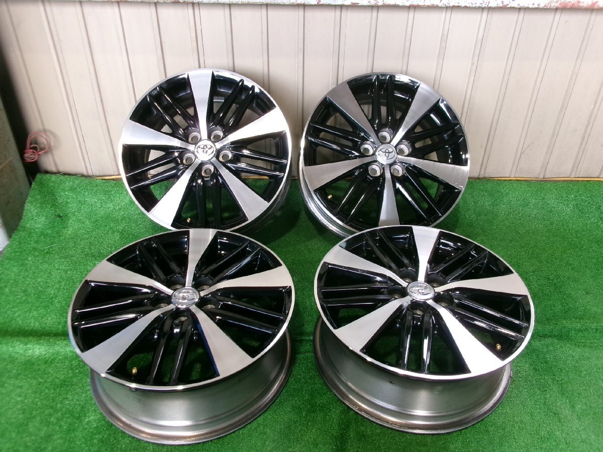 トヨタ　ウィッシュZGE20W　純正16インチアルミホイール　16X6J+45　5H　PCD100　4本セット　Y6.0839