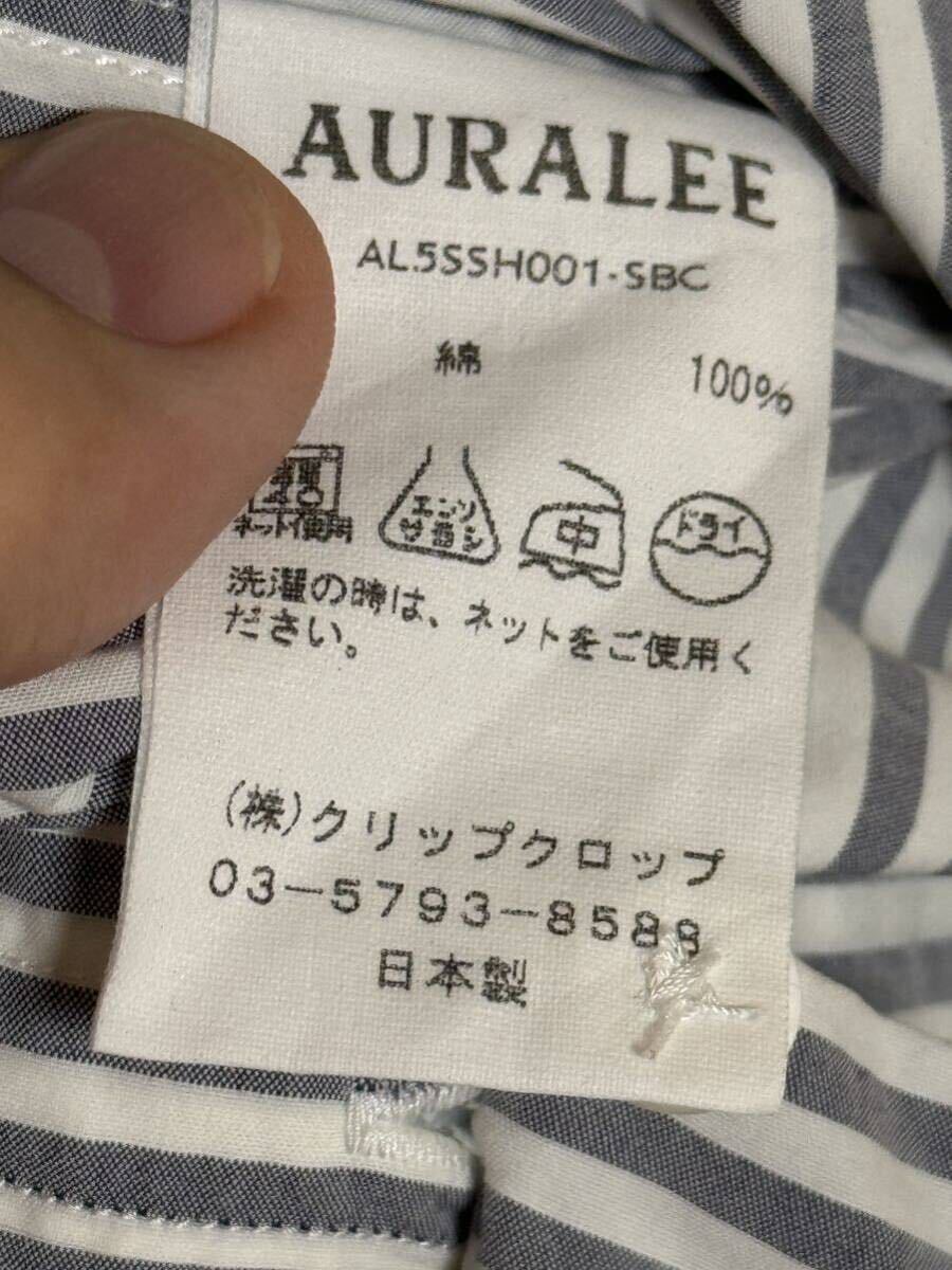 AURALEE SUPERFINE BROADCLOTH SHIRTS ホワイト コットン サイズ AURALEE SUPERFINE BROADCLOTH SHIRTS ホワイト コットン サイズ