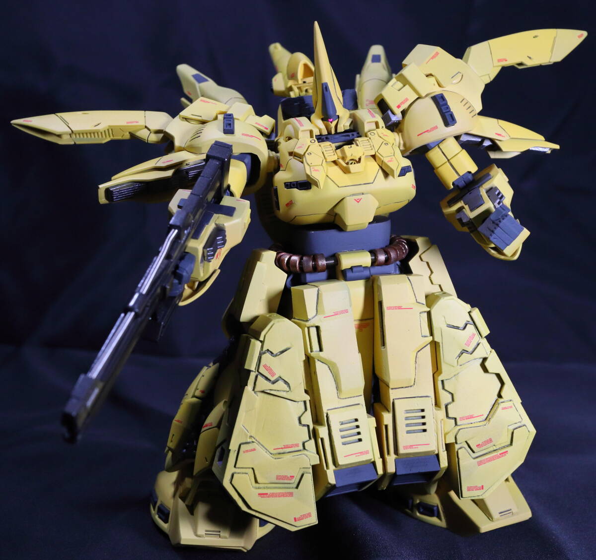 PMX-003 ジ・O (HGUC)完成品 改修＆塗装済み　(管理番号:2468)