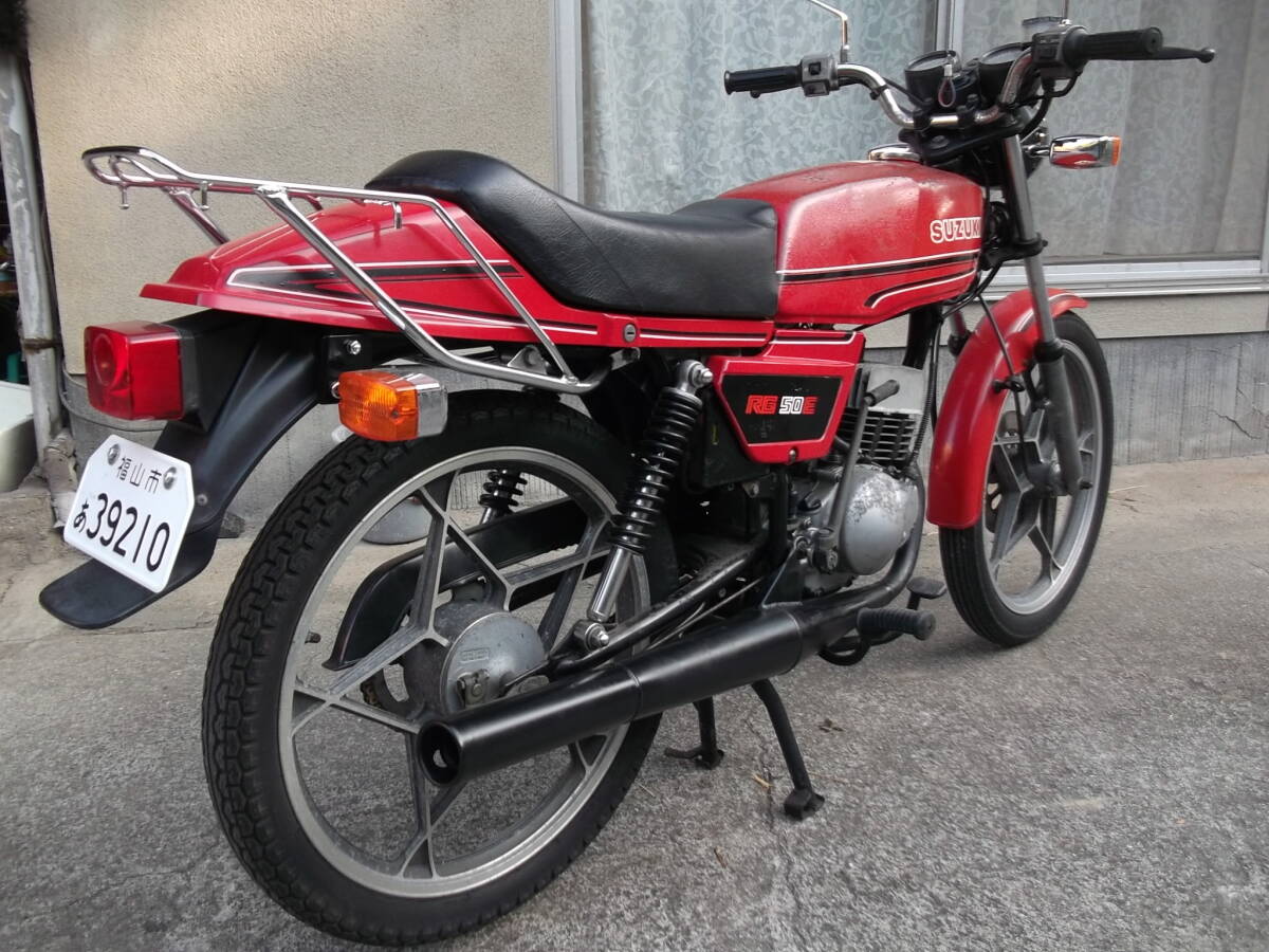  Suzuki RG50E 1981 год модели оригинал машина 2 cycle воздушное охлаждение 7.2 лошадиные силы осмотр подготовлен.MB50.RD50.RZ50.AR50.RG50γ