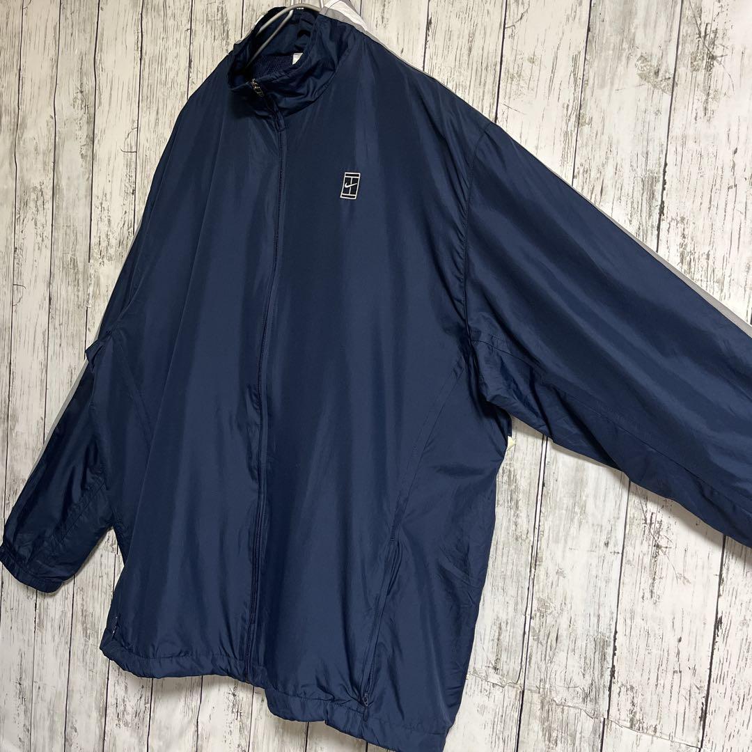 00's NIKE ナイキ ナイロンジャケット 2XL 紺 ネイビー ワン 00's NIKE ナイキ ナイロンジャケット 2XL 紺 ネイビー ワン