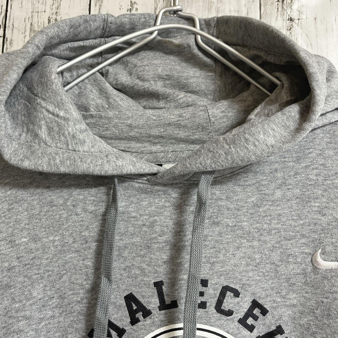 NIKE ナイキ プルオーバーパーカー 2XL グレー 刺繍 NIKE ナイキ プルオーバーパーカー 2XL グレー 刺繍