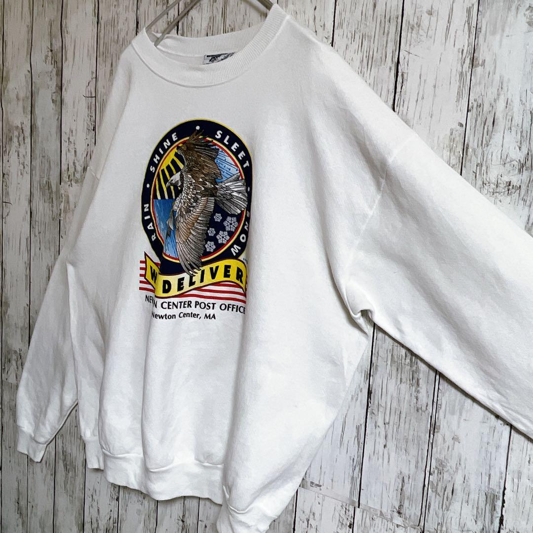 90's Lee リー USA製 アメリカ製 スウェット トレーナー XL 白 90's Lee リー USA製 アメリカ製 スウェット トレーナー XL 白