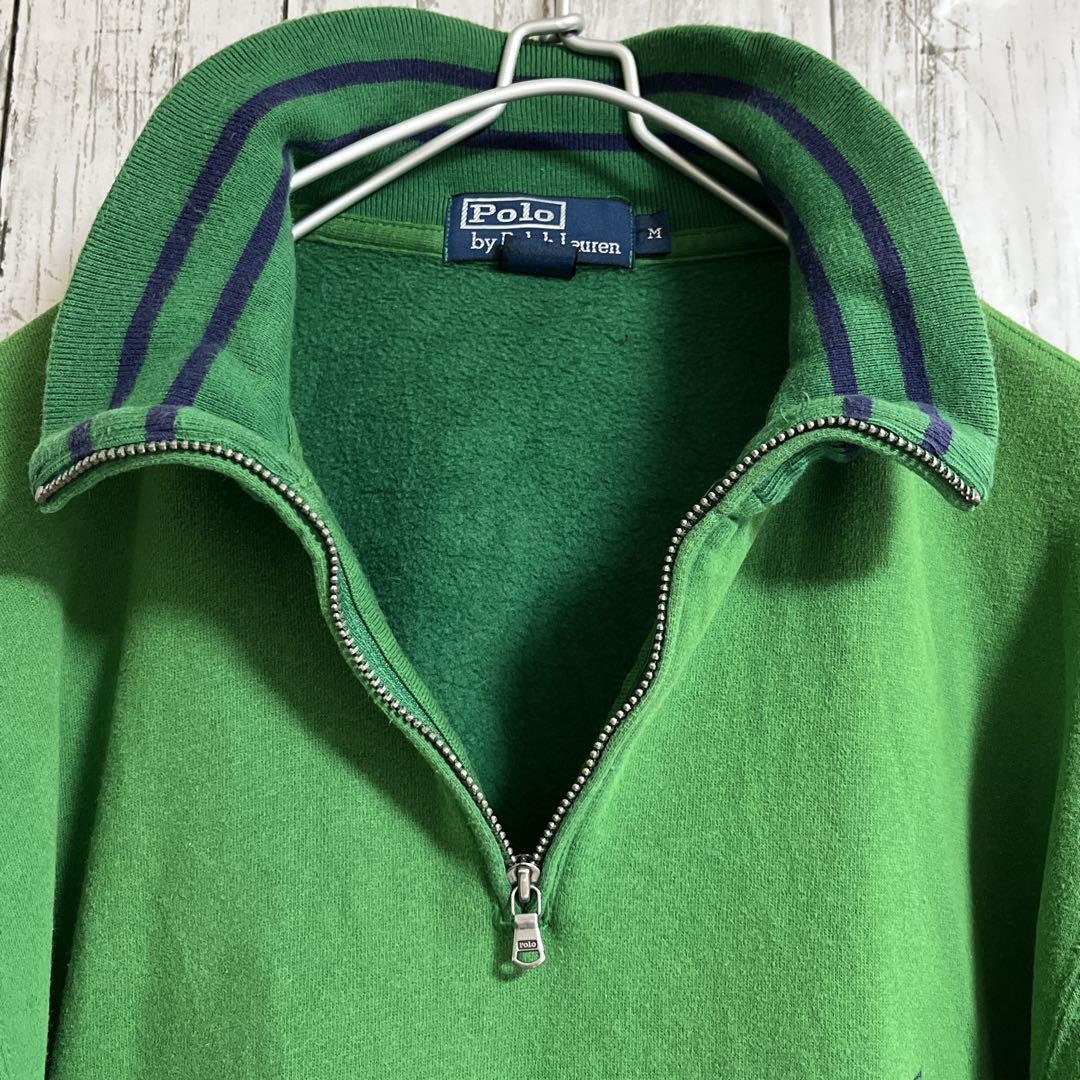 90's Ralph Lauren ラルフローレン ハーフジップ スウェット L 90's Ralph Lauren ラルフローレン ハーフジップ スウェット L
