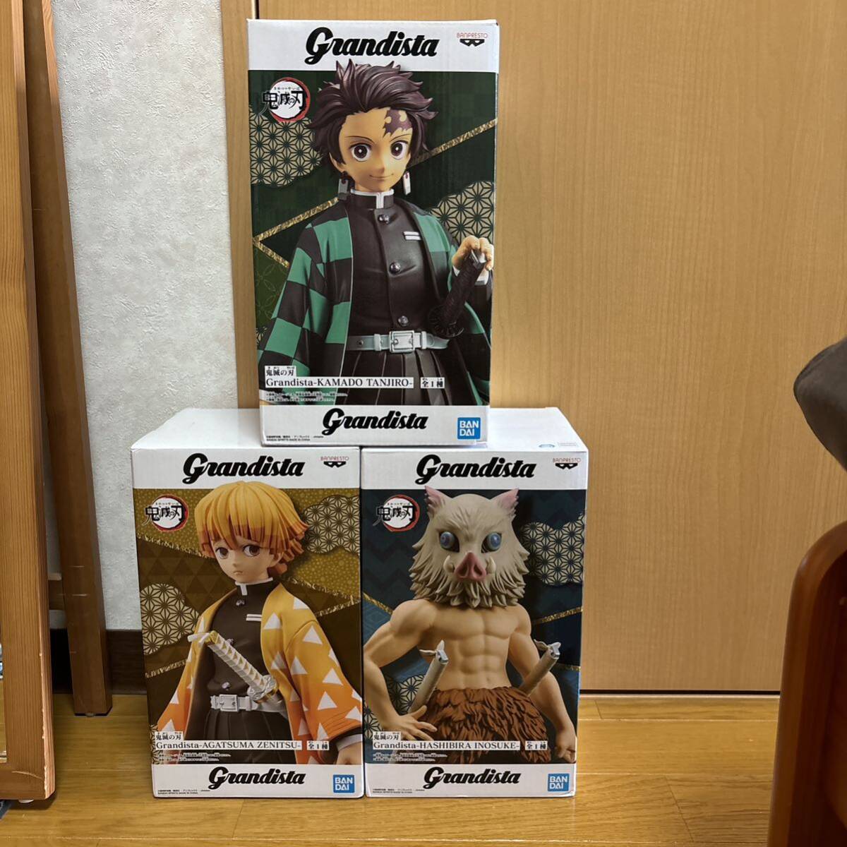 鬼滅の刃 Grandista 3種セット 炭治郎 善逸 伊之助 未開封 鬼滅の刃 Grandista 炭治郎 善逸 伊之助 3種