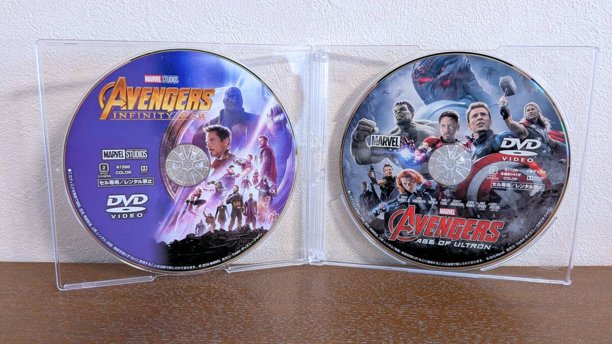 アベンジャーズ/エイジ オブ ウルトロン & アベンジャーズ/インフィニティ ウォー DVDのみ  品(ヒーロー)｜売買されたオークション情報、yahooの商品情報をアーカイブ公開 - オークファン ヒーロー