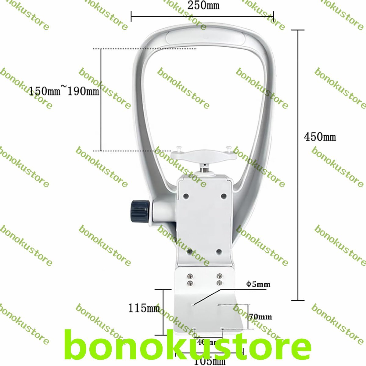 a. present . amount support inspection eye accessory .. keep up bracket glasses shop inspection eye center oriented various group . matching height . adjustment 