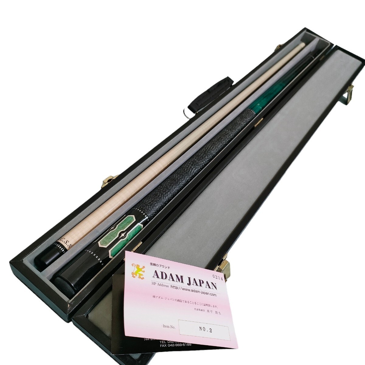 希少品】ADAM アダム AJC 2001 ビリヤード キュー A C S S 希少品】ADAM アダム AJC 2001 ビリヤード キュー A C S S