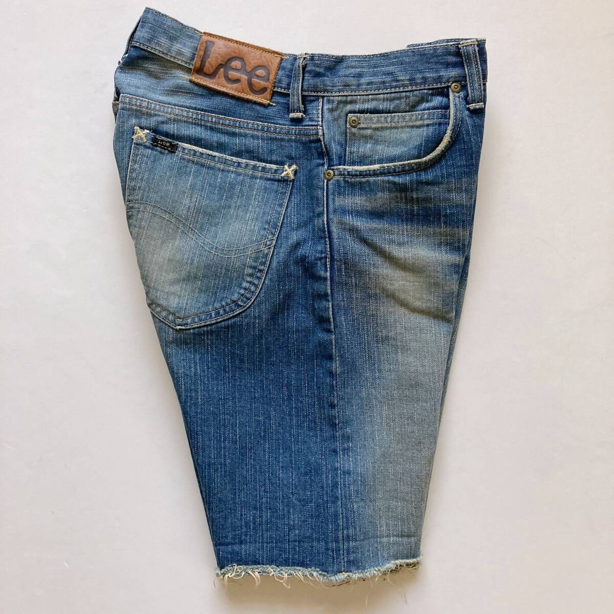 Lee×ciaopanic Lee × Ciaopanic 101Z Denim short Pants S сделано в Японии cut off cell bichi Denim одна сторона уголок кожаный салон chi Vintage переиздание 