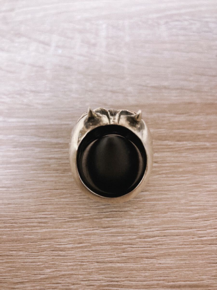 鬼デビルスカルRING ♯20号 真鍮 鬼デビルスカルRING ♯20号 真鍮
