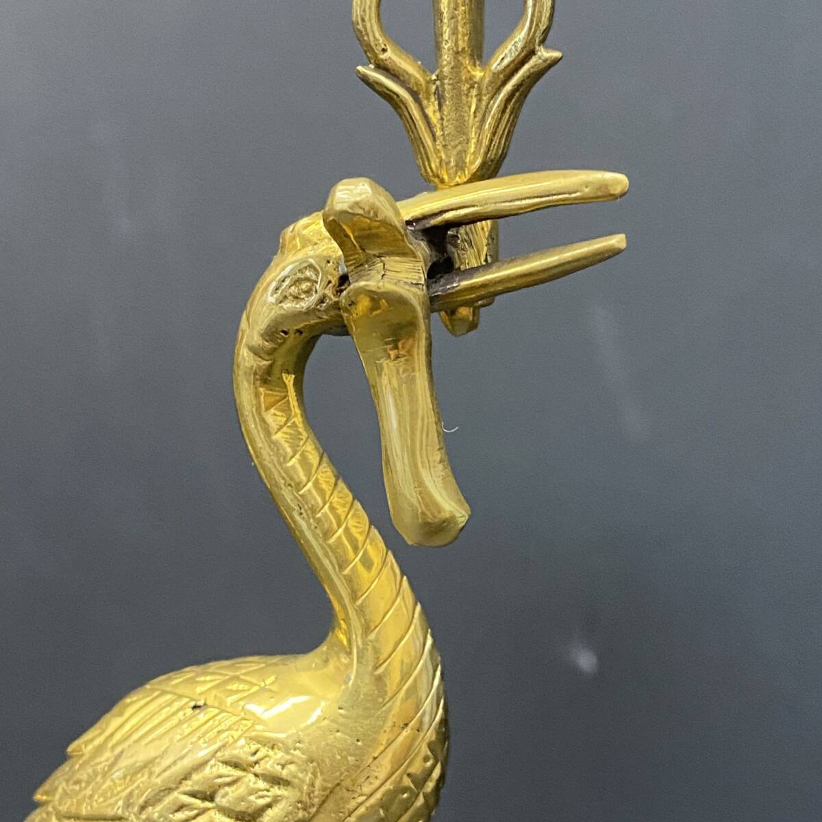 10005.3 伝統工芸 工芸美術 仏教 御東用 鶴亀燭台 つるかめ 仏壇 10005.3 伝統工芸 工芸美術 仏教 御東用 鶴亀燭台 つるかめ 仏壇