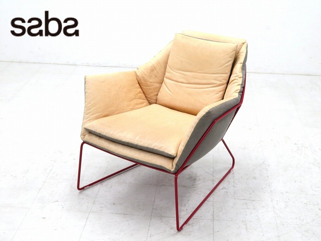 r6mn833★展示品★SABA★サバ★イタリア★ニューヨークアームチェア★イージーチェア★ラウンジチェア検アクタスリーンロゼミノッティ