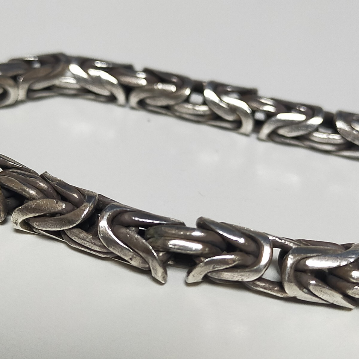 極太 925製 バリチェーンネックレス 96g 58cm チェーン幅6mm~6.7mm silver925/シルバー925 ネックレス 極太 925製 バリチェーンネックレス 96g 58cm チェーン幅6mm~6.7mm silver925/シルバー925 ネックレス