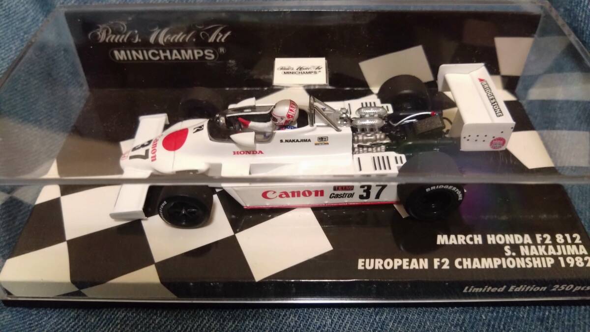 1/43 MINICHAMPS 1982年ヨーロッパF2選手権 マーチホンダF2 812 1/43 MINICHAMPS 1982年ヨーロッパF2選手権 マーチホンダF2 812