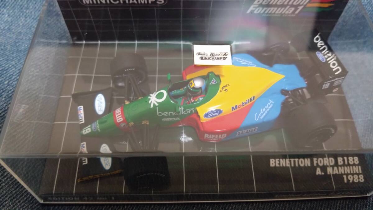 1/43 MINICHAMPS 1988年　ベネトンフォードB188#19 A・ナニーニ