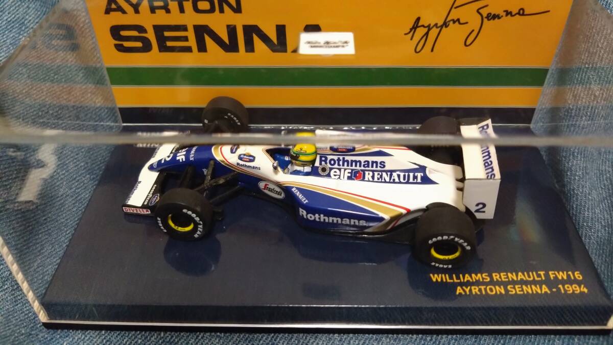 1/43 MINICHAMPS 1994年　ウィリアムズルノーFW16#2 A・セナ