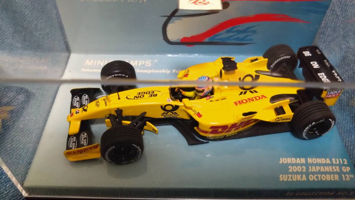1/43 MINICHAMPS TSコレクション　2002年日本GP ジョーダンホンダEJ12#10 佐藤琢磨