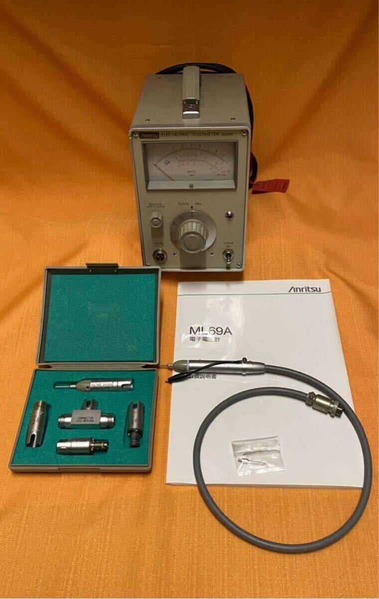 Anritsu 電子電圧計 ELECTRONIC VOLTMETER ML69A