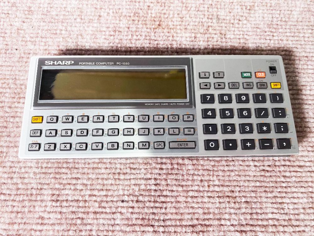 SHARP ポケットコンピュータ PC-1660 64KB SHARP PC-1600K - レトロパソコンであそぼう！