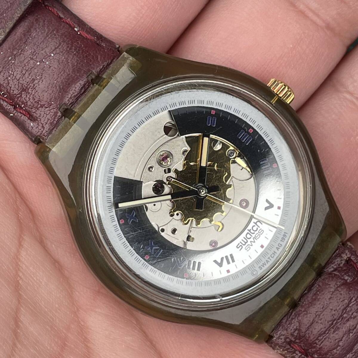32ビンテージ SWATCH automatic RUBIN SAM100スウォッチ 自動 32ビンテージ SWATCH automatic RUBIN SAM100スウォッチ 自動