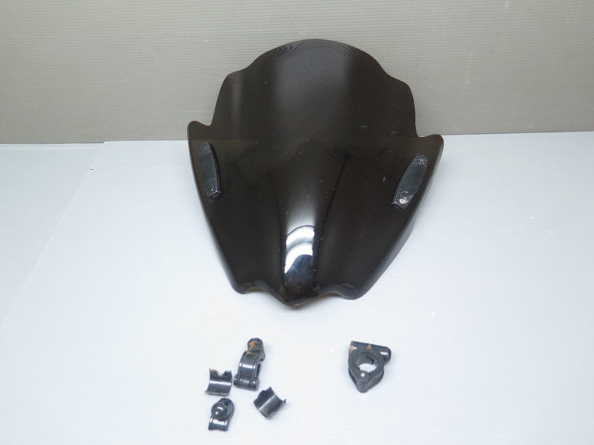 ★MT-09? 汎用 スクリーン ウインドシールド 不明 GSR750 CB1000R Z1000 MT-07 GSR400 GSX-S125 CB250F 240724DK1280