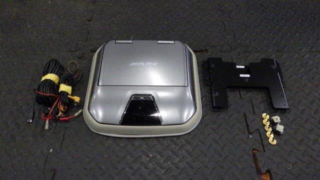 【宮城 塩釜発】中古 フリップダウンモニター ステップワゴン DBA-RK6 ALPINE（アルパイン） TMX-R1050S 10.1インチ テスト済み