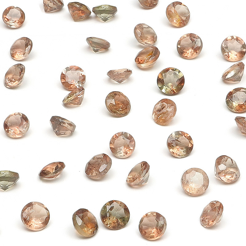 アンダルサイト コインファセットカット ルース 3mm / 82-20 AD3-X
