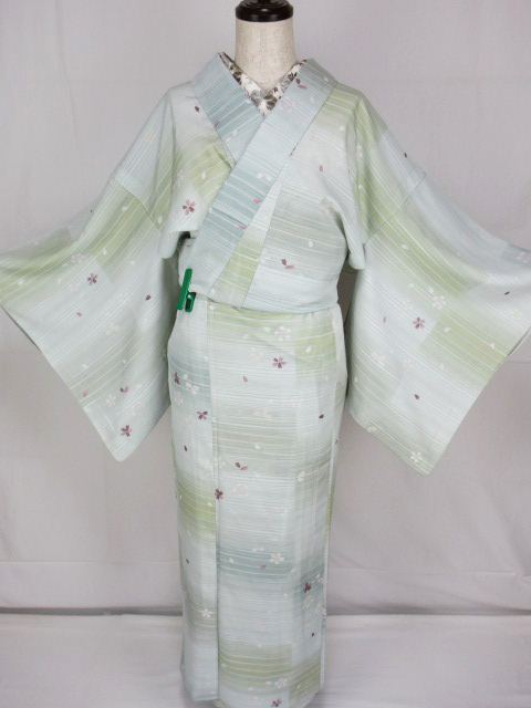 高島屋製！絽＊夏物＊高品質洗える素材＊着物＊トールサイズ＊