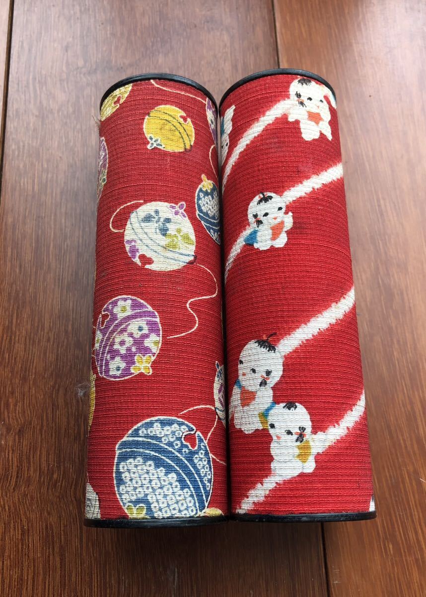 アンティーク 和柄 綺麗な万華鏡 ２本セット 昭和レトロ コレクション 趣がございます♪カレイドスコープ_画像1