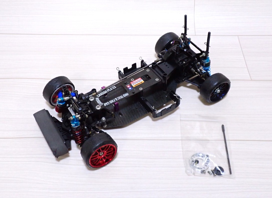 タミヤ TA02 FRP シャーシ オプションパーツ多数付