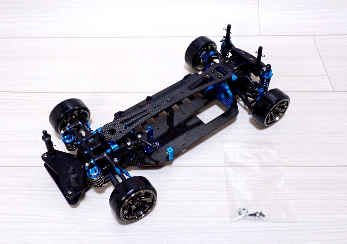 タミヤ TT01 カーボン RWD 2駆 ドリフト シャーシ オプションパーツ多数付