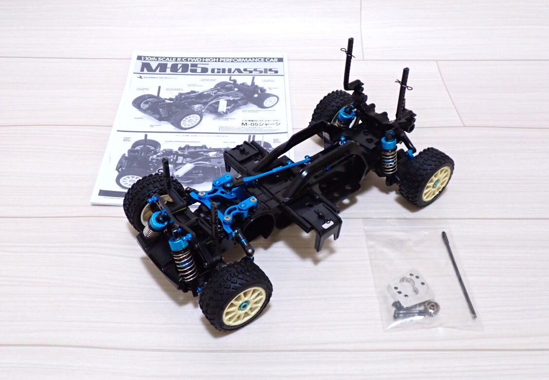 タミヤ M05 ラリー仕様 シャーシ オプションパーツ多数付