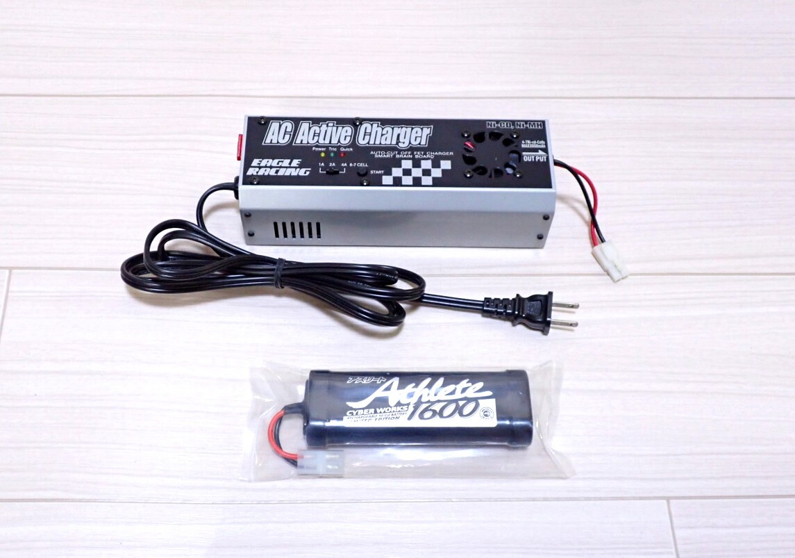 EAGLE RACING AC Active Charger 急速充電器 新品バッテリー付 ②