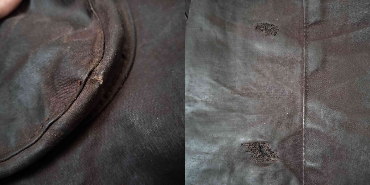80s BARBOUR northumbria c40ラスティックブラウン 2ワラント 80s BARBOUR northumbria c40ラスティックブラウン 2ワラント