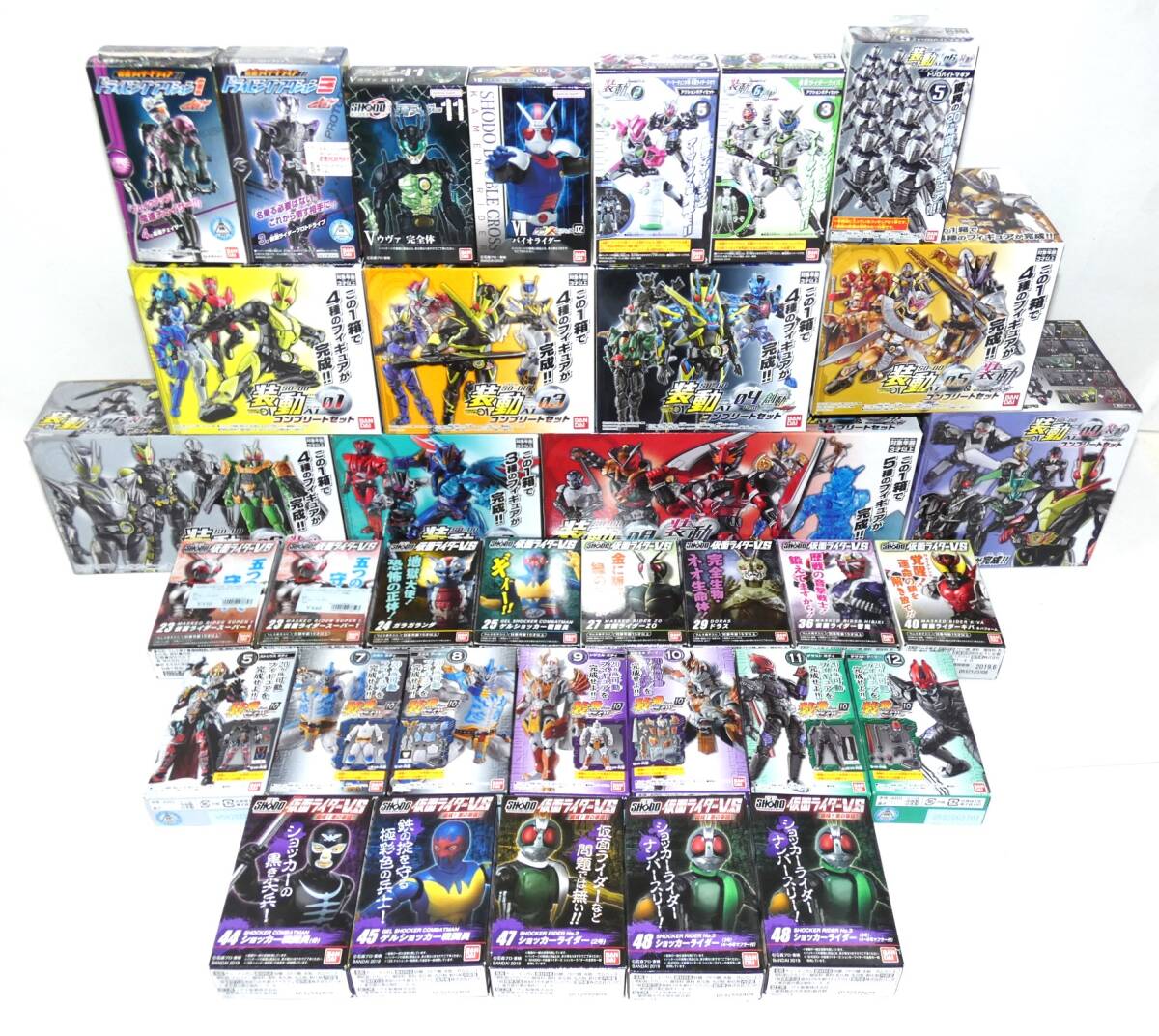 8309T/1円～ 未開封・コンプ多数★装動 仮面ライダーゼロワン AI 01～09（02欠）他　セイバー等 まとめて 91点セット/フィギュア 食玩