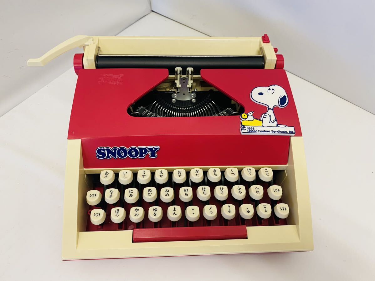 スヌーピー 和文タイプライター TAKARA製 SNOOPY TYPEWRITER スヌーピー 和文タイプライター TAKARA製 SNOOPY TYPEWRITER