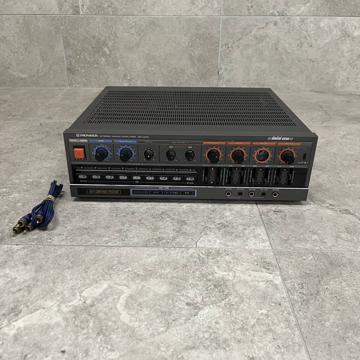 24仙/A027861-1/A092-204/IT3000　PIONEER パイオニア SA-V21Ⅱ ステレオミキシングアンプ カラオケアンプ