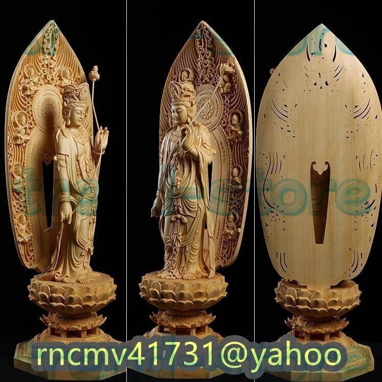 総檜材 仏教工芸品 木彫仏教 精密彫刻 極上品 仏師で仕上げ品 総檜材 仏教工芸品 木彫仏教 精密彫刻 極上品 仏師で仕上げ品