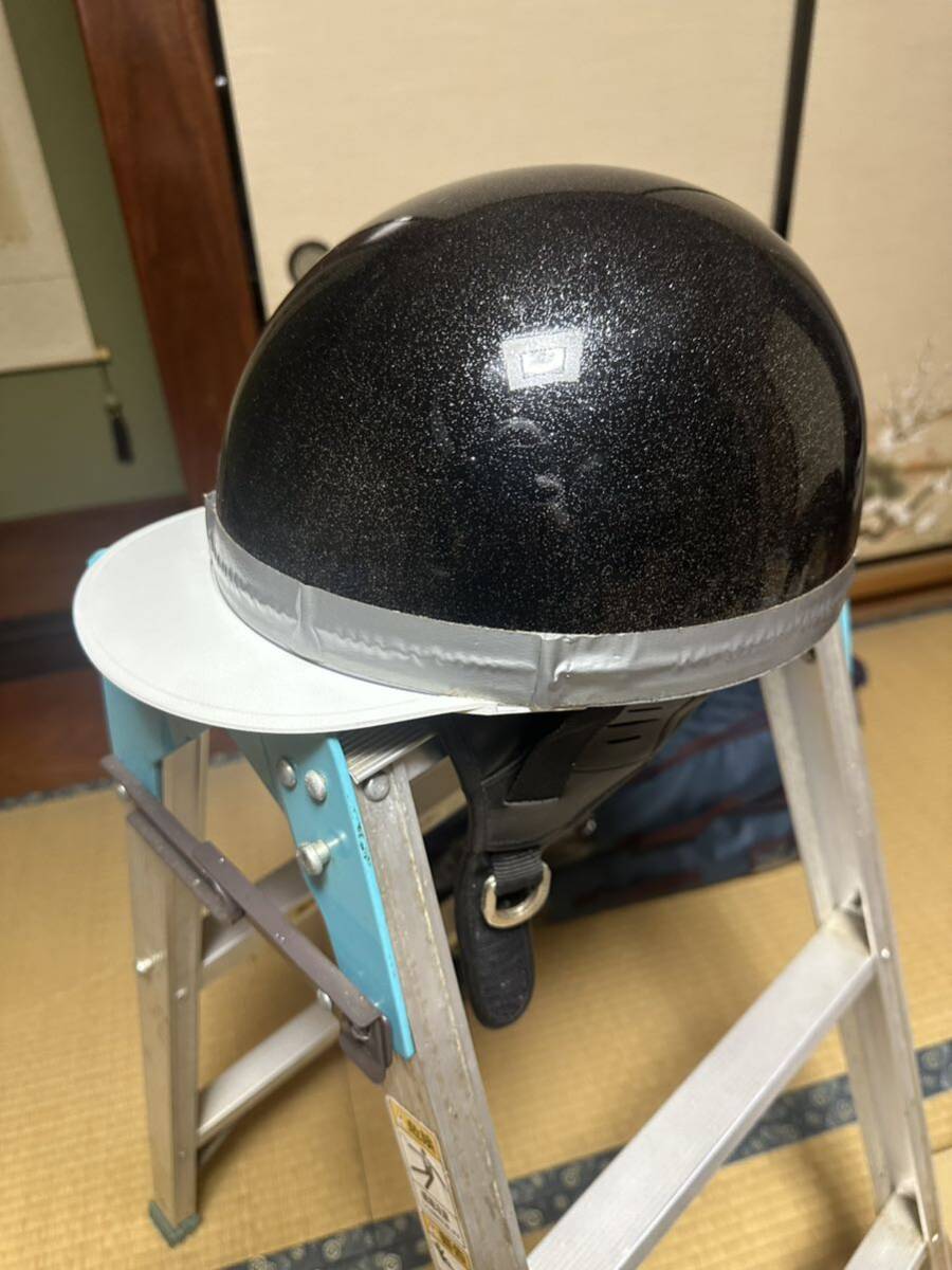 バイク用ヘルメット　コルク半　ハーフヘルメット 半帽 