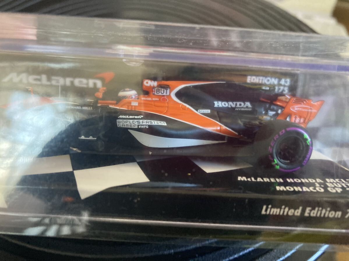 ミニチャンプスマクラーレンMCL32 モナコGP ジェンソン・バトン 1/43 ミニチャンプスマクラーレンMCL32 モナコGP ジェンソン・バトン 1/43