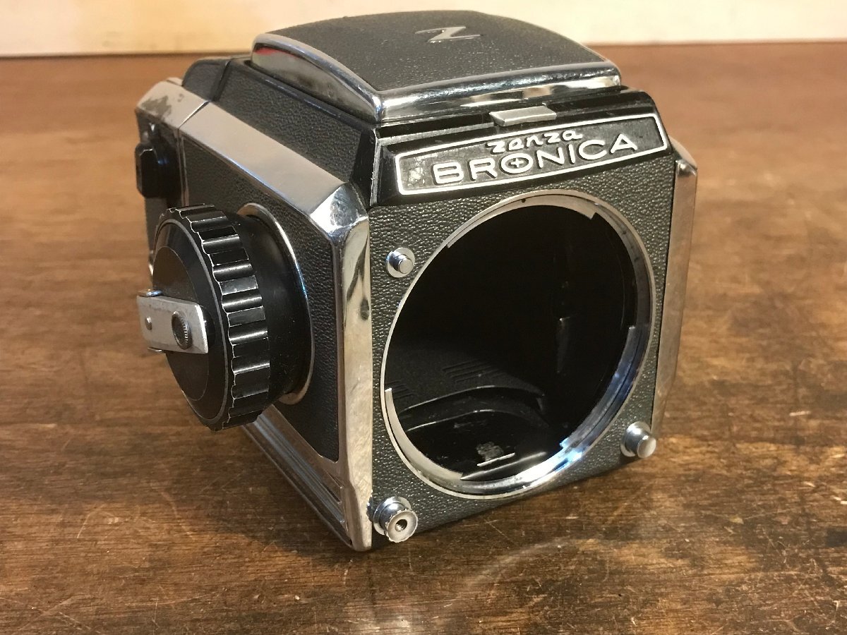 SS-5393■送料込■ゼンザブロニカ 中判フィルムカメラ 6×6 アンティーク レトロ 1400g●ジャンク扱い/くATら