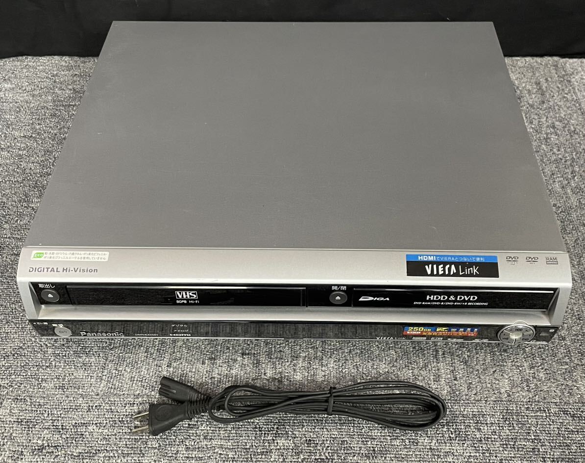 真986【Panasonic/パナソニック】HDD/DVD/VHS レコーダー『DMR-EX250V』ＨＤＤ内蔵ビデオ一体型ＤＶＤレコーダー