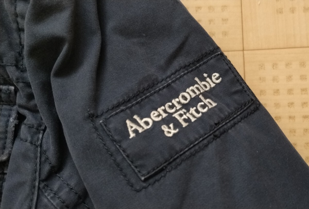 即決 Abercrombie&Fitch ボア付きミリタリージャケット ネイビー 即決 Abercrombie&Fitch ボア付きミリタリージャケット ネイビー