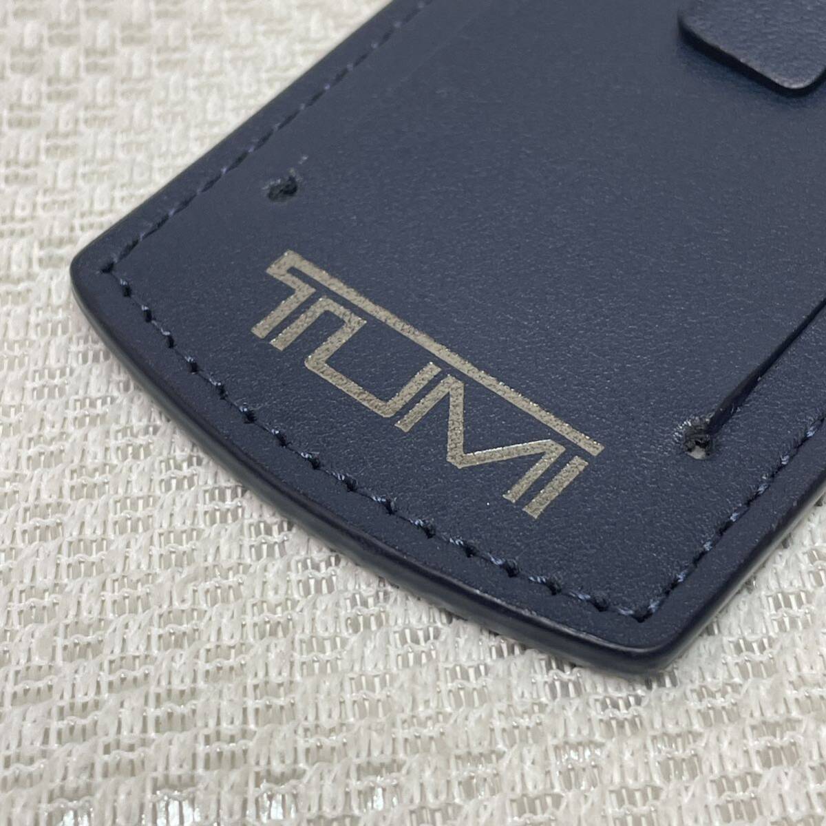 未使用品】TUMI 純正 ネームタグ/ ラゲージタグ 本革製 未使用品】TUMI 純正 ネームタグ/ ラゲージタグ 本革製