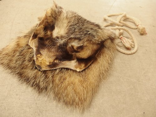 0840032s【山伏 裝束一式 梵天結(jié)袈裟 引敷（鹿毛皮？）】衣裝 法衣 修験道/中古品/袈裟全長98cm程度